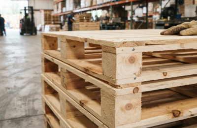 Pallet gỗ thông có những đặc điểm vật liệu nào cần quan tâm khi sử dụng?