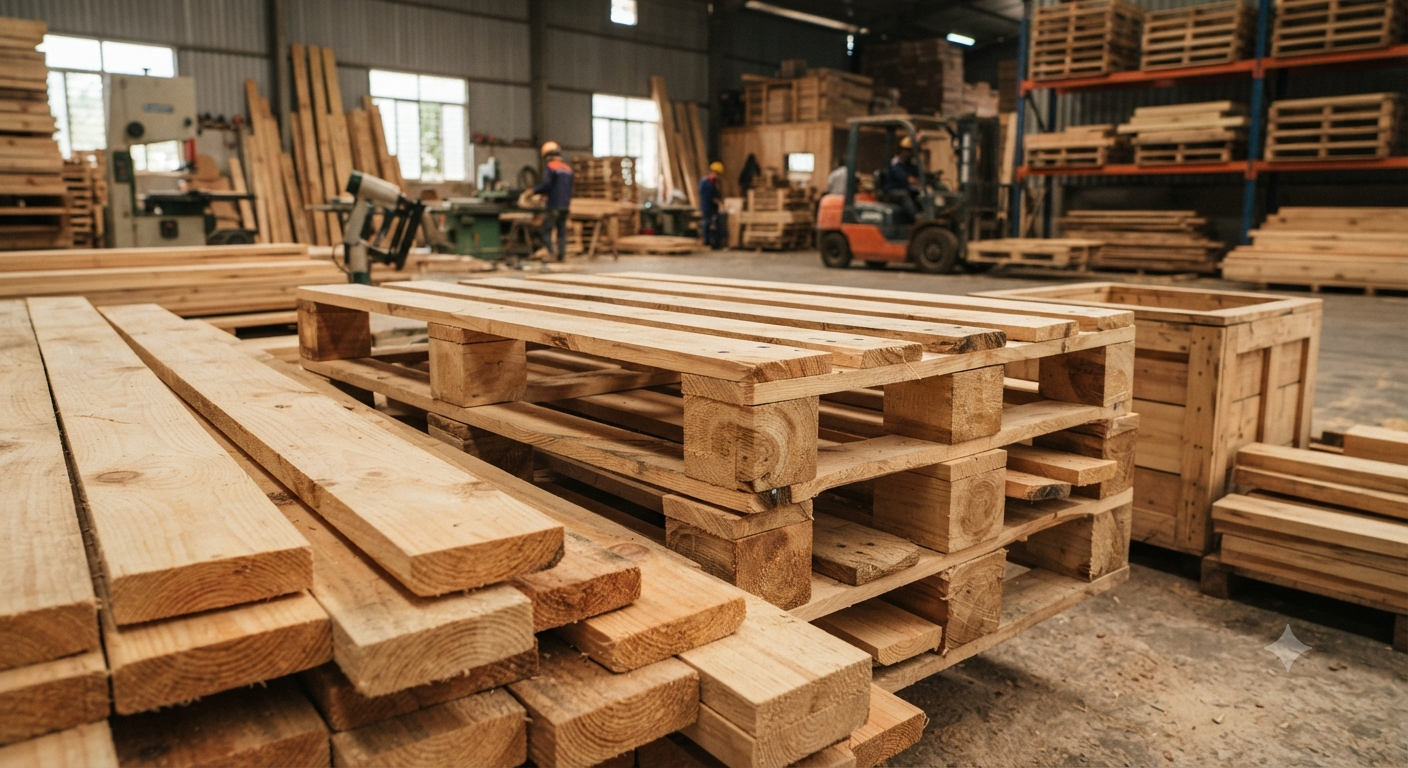 Đặc điểm cơ lý và cấu trúc tự nhiên của gỗ thông làm pallet