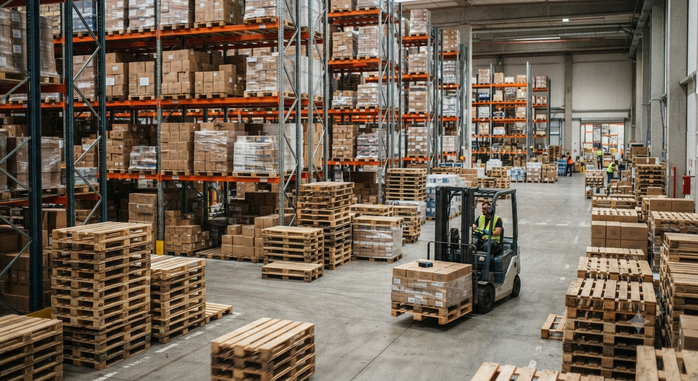 Khái quát về nhu cầu sử dụng pallet trong kho vận và lưu trữ