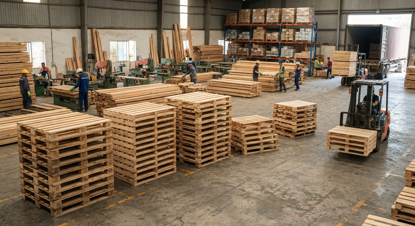 Chi tiết các dòng sản phẩm pallet tại Pallet Hải Nam Phát